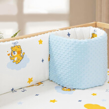 (230CM, B) Breathable crib border, cot border, padded crib border, baby bed, collision protection, soft, breathable baby bed border, washable bed border