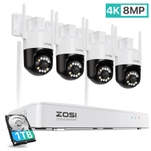 ZOSI 4K 8MP Wireless CCTV System Home Security Camera Outdoor ColorVu