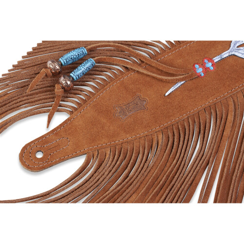 2 1/2 Wide Suede Guitar Strap / Pattern 2