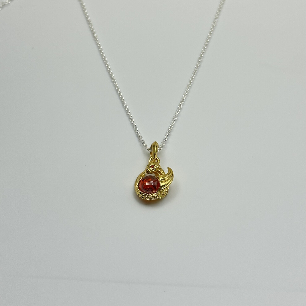 Pandora'S Game Of Thrones Series Dragon Fire Necklace Set