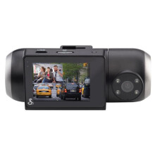COBRA - SC201 Dual View Cam 1080p HD Dash con alertas de conductor en tiempo real