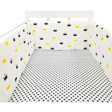 (100cm, 2#) Bed border for baby bed, soft and safe border for baby's sleep, protects against shocks, for baby bed and cot, hypoallergenic and washable