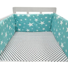 (200cm, 10#) Bed border for baby bed, soft and safe border for baby's sleep, protects against shocks, for baby bed and cot, hypoallergenic and washable