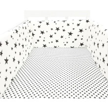 (200cm, 5#) Bed border for baby bed, soft and safe border for baby's sleep, protects against shocks, for baby bed and cot, hypoallergenic and washable