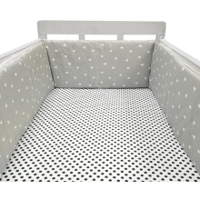 (50cm, 8#) Bed border for baby bed, soft and safe border for baby's sleep, protects against shocks, for baby bed and cot, hypoallergenic and washable