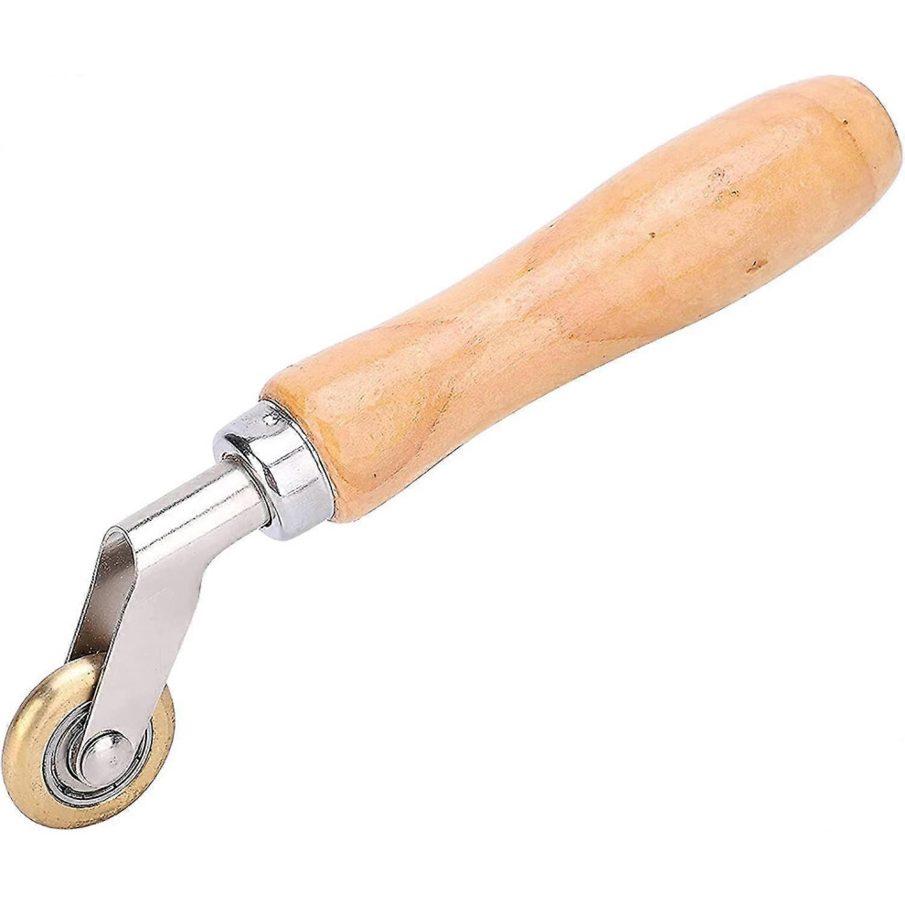 (As Show, One Size) Brass Penny Roller, Single Ply Roofing Brass Seam Roller Vinyl Flooring Detail Roller Waterproof Membrane Material Corner Seam Pre 4058390753460