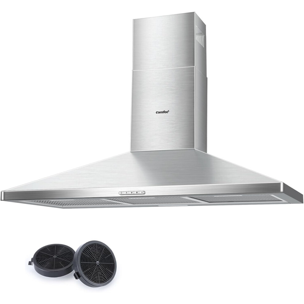 90 cm Chimney Cooker Hood Class A+ Extractor Hood