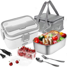 (US Plug, Gray) Large Capacity Portable Microwave Oven Is Suitable For Cars Trucks Homes / Offices US Plug/ EU Plug