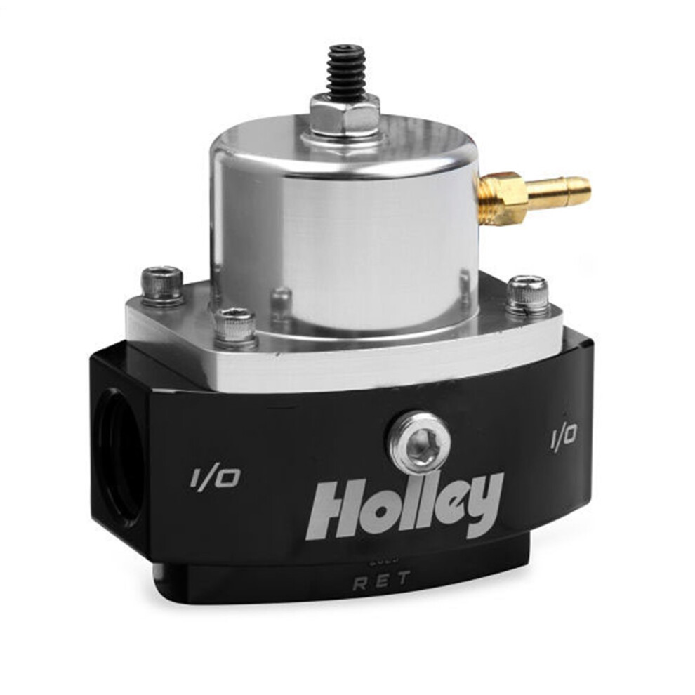 Holley Performance 12-880 Adjustable Billet By-Pass Fuel Regulator 12880 Black 090127734988