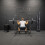 GYM MASTER Heavy Duty Half Power Cage Squat Rack Bench Press Pull Up Dip Station 4