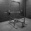 GYM MASTER Heavy Duty Half Power Cage Squat Rack Bench Press Pull Up Dip Station 11