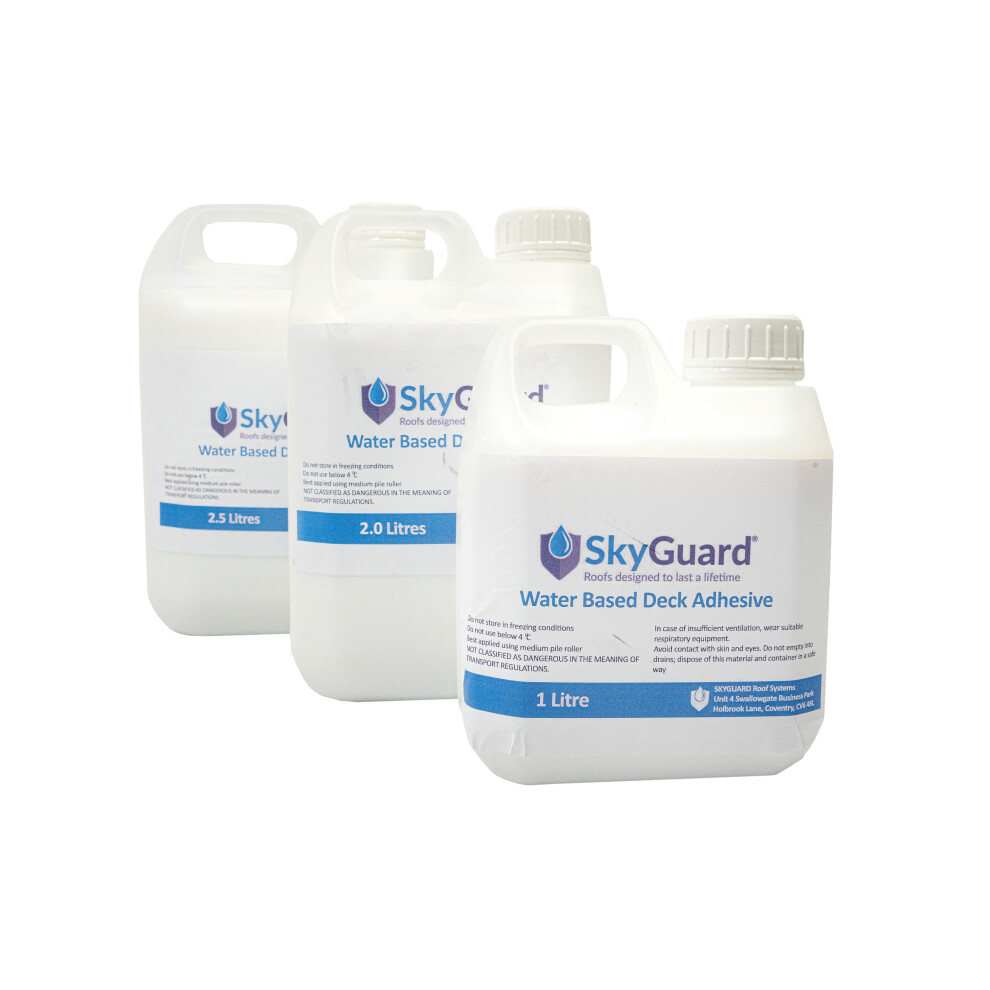 (2.5L) Skyguard Rubber Roofing  Water Based Adhesive