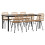 VidaXL vidaXL 7-tlg. Garten-Essgruppe Poly Rattan 3