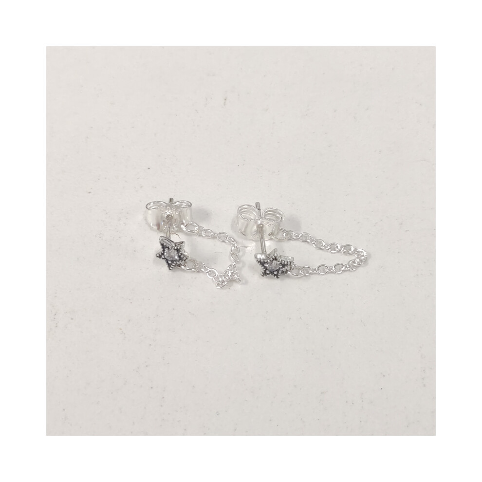 GENUINE PANDORA Celestial Star Stud Earrings