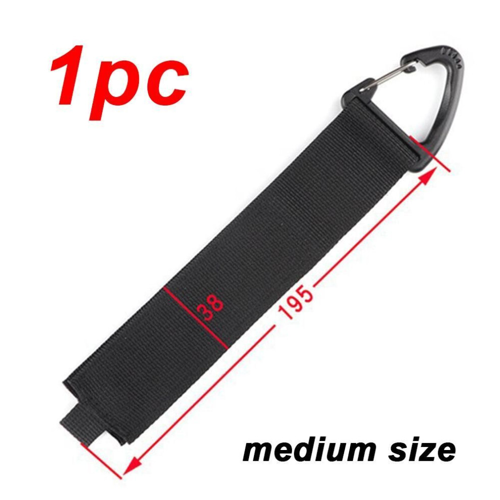 (M) Nylon Cord Organizer Holder With Triangle Buckle Self-adhesive Velcro Tape Wire Manager Management Heavy Cord Storage Straps For Cables Hoses