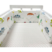(100*30cm, G) Bed border for baby bed, soft and safe border for baby's sleep, protects against shocks, for baby bed and cot, hypoallergenic and washable