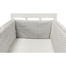 (100*30cm, N) Bed border for baby bed, soft and safe border for baby's sleep, protects against shocks, for baby bed and cot, hypoallergenic and washable
