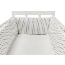 (200*30cm, M) Bed border for baby bed, soft and safe border for baby's sleep, protects against shocks, for baby bed and cot, hypoallergenic and washable