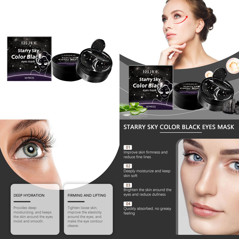 Eelhoe 60pieces Deep Hydration Eye Treatment Masks For Glowing Skin