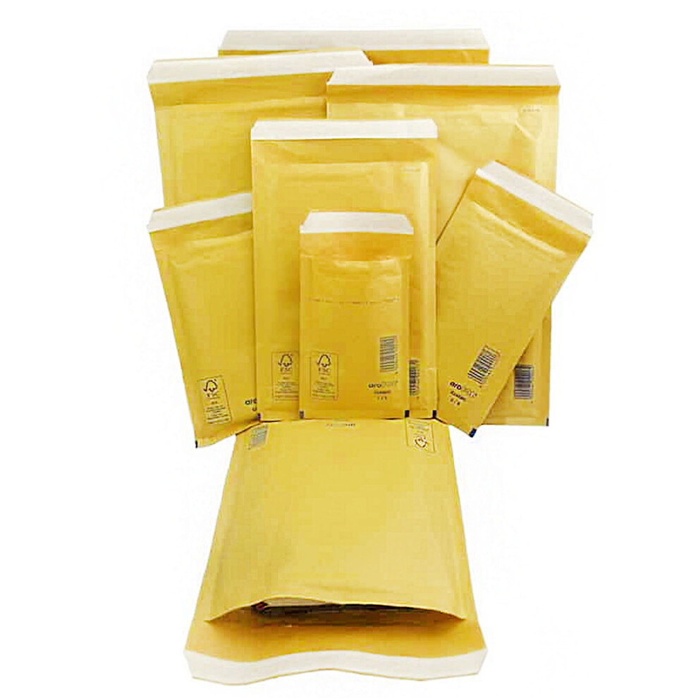 Photos - Other Office Equipment Storm 200 x Size CD  Arofol Classic Gold Bubble Lined Envelopes (180 x 165mm)