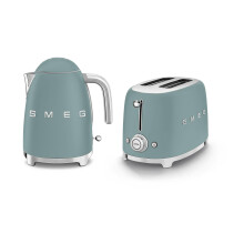 Smeg EEJB289 Breakfast Set,1.7L, 300W Storm Blue Kettle and 2 Slice Storm Blue Toaster, KLF03SBMUK/TSF01SBMUK