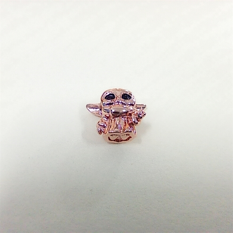 Pandora Disney Parks rose gold-plated charm with black enamel