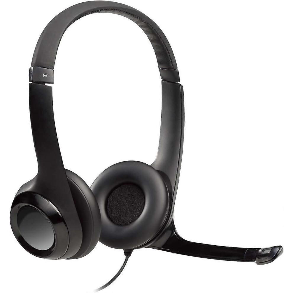 (As Show, One Size) Linjou Wired Headset For Pc/Laptop,With Noise Cancelling Microphone 5093216530480