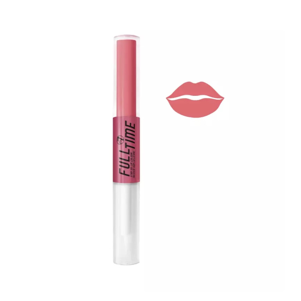 W7 Full Time Lips Stay On Lip Colour Duo-ended Lip gloss Bad Habits