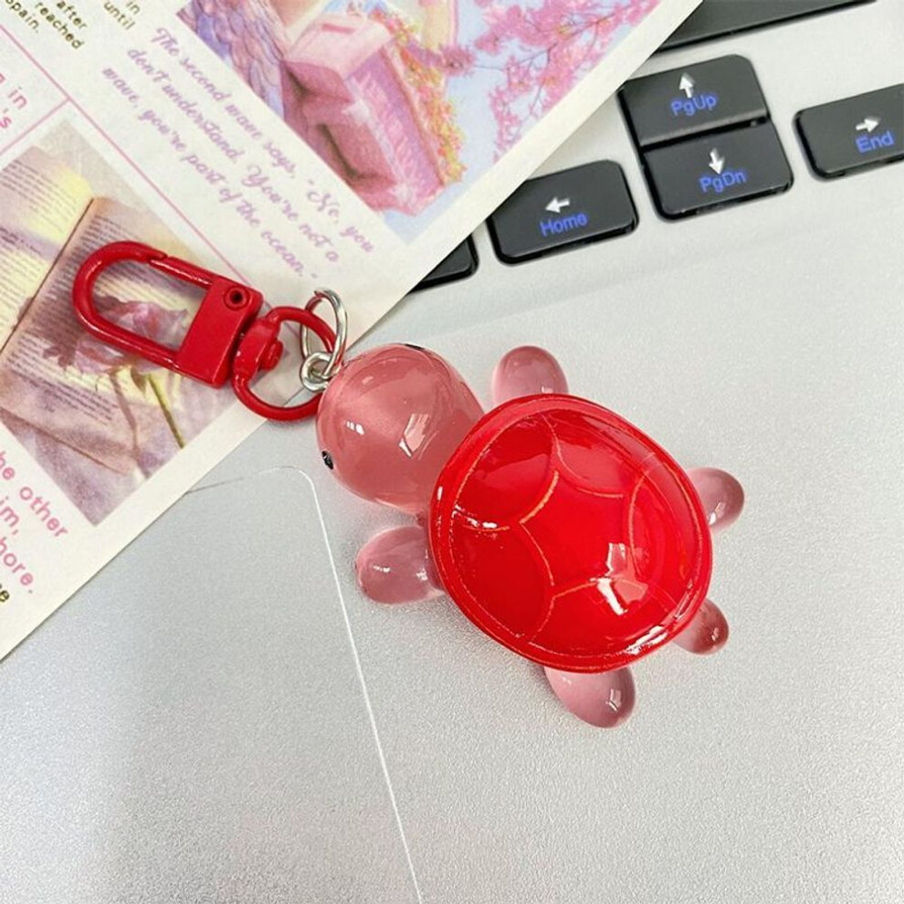 (Other) Sea Animal Glow In-The-Dark Color Turtle Keychain Cute Sweet Turtle Keyring Vintage Ins Bag Pendant Accessories Girlfriends