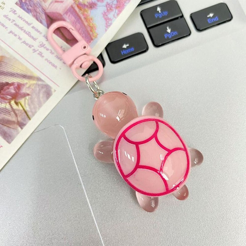 (Other) Sea Animal Glow In-The-Dark Color Turtle Keychain Cute Sweet Turtle Keyring Vintage Ins Bag Pendant Accessories Girlfriends