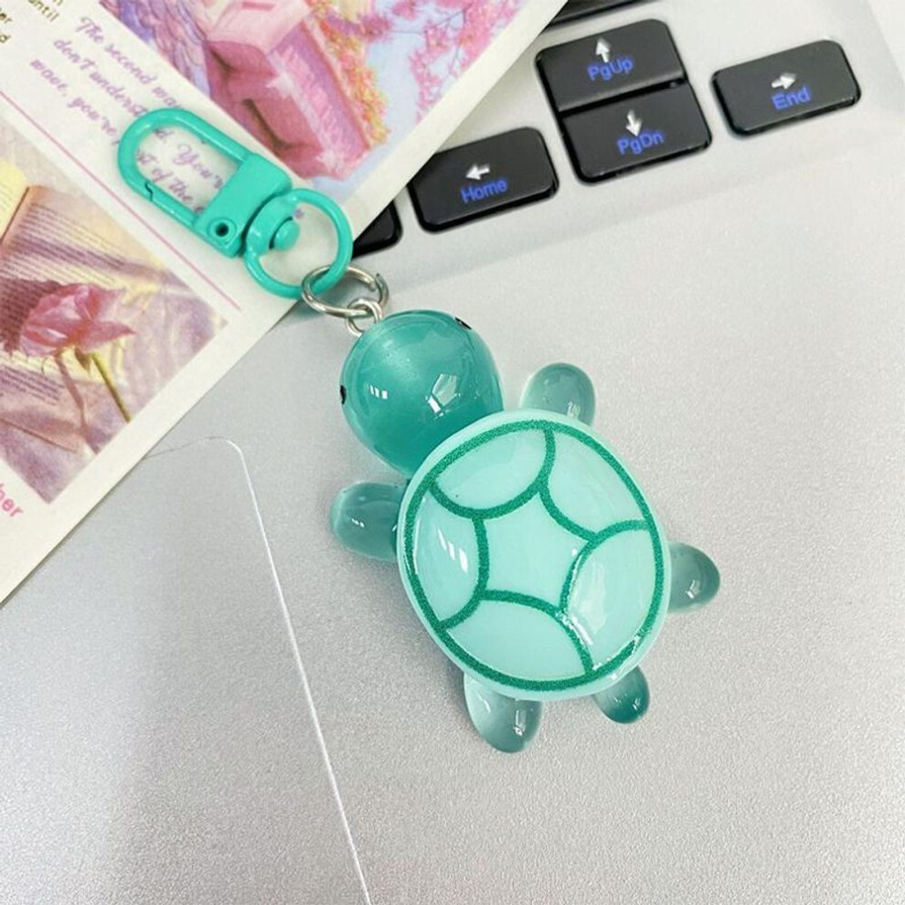 (Other) Sea Animal Glow In-The-Dark Color Turtle Keychain Cute Sweet Turtle Keyring Vintage Ins Bag Pendant Accessories Girlfriends
