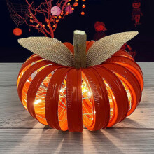 (As show, One size) LINJOU Halloween Pumpkin Light Decor, Battery Operated, for Halloween Fall Decoration