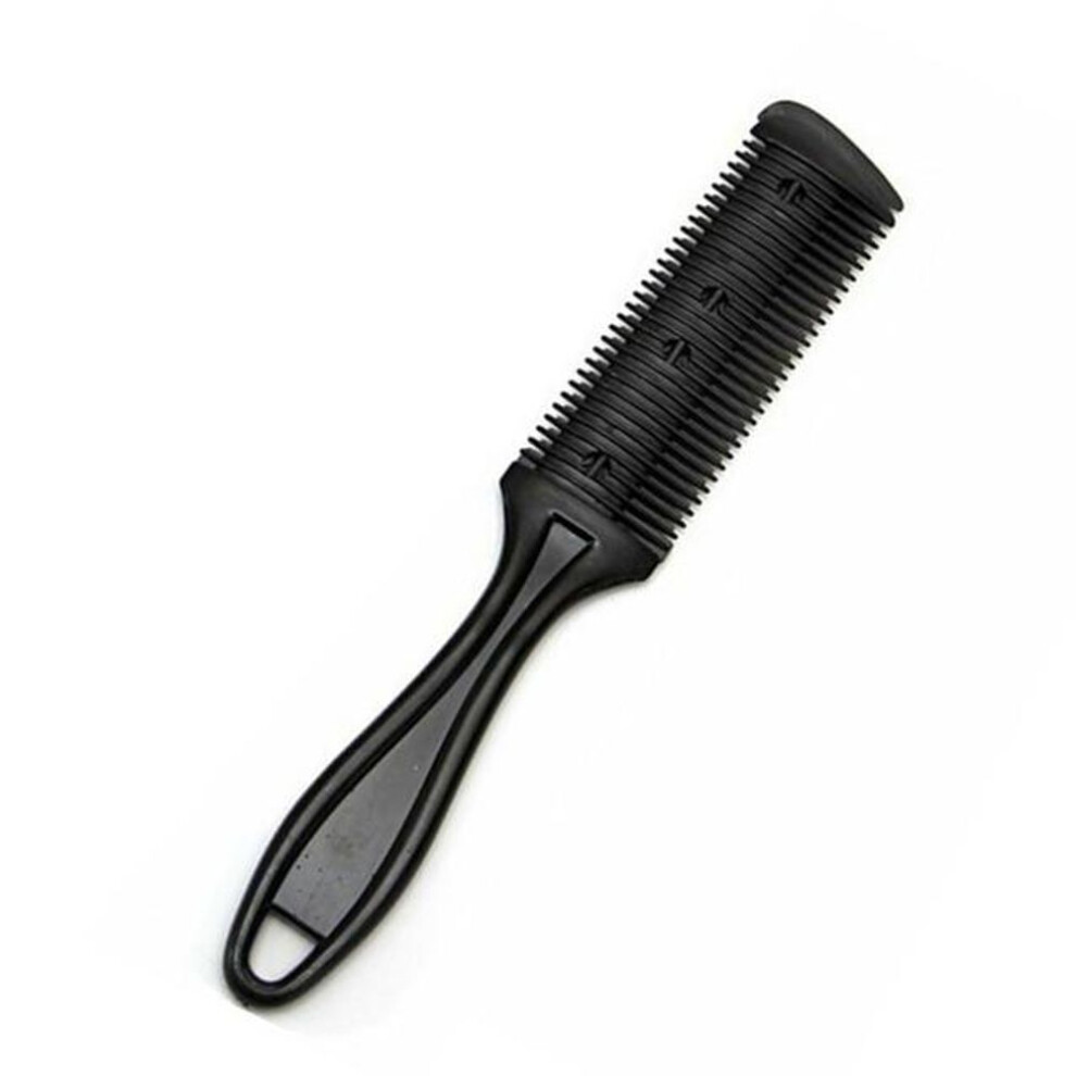 (black) Hair Cut Styling Barber Scissor Razor Magic Blade Comb Hairdressing Tool Kit 1pcs Top Quality Double-sided Knife  Hair Scissors