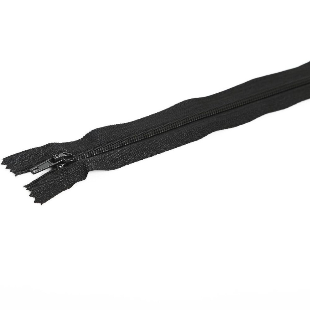 (black) 10Pcs Nylon Coil Zippers Tailor Garment Sewing Handcraft DIY Craft