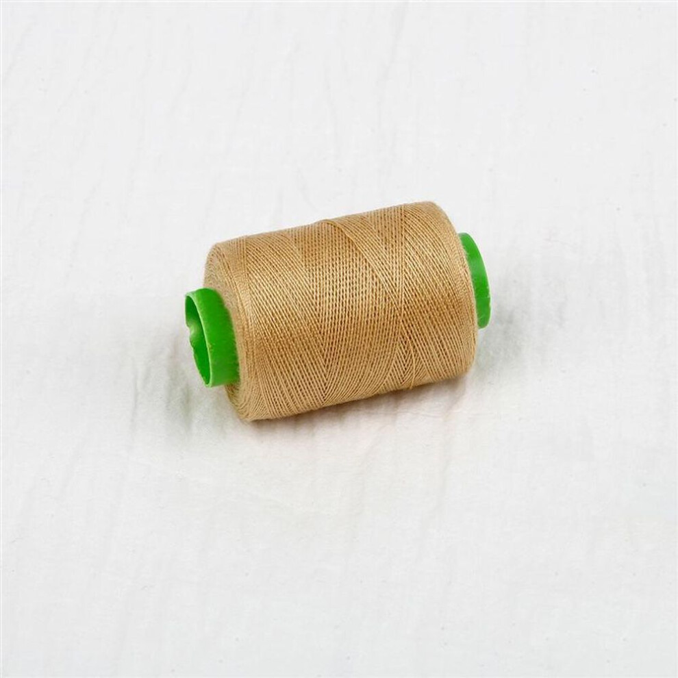 (beige) 1pc High Tenacity Cotton Machine Embroidery Sewing Threads Hand Craft Patch Steering-wheel Supplies