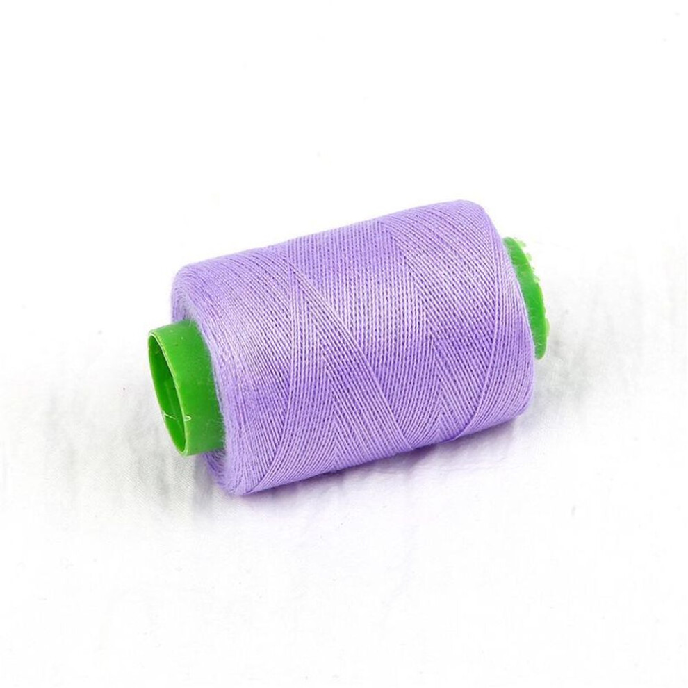 (light purple) 1pc High Tenacity Cotton Machine Embroidery Sewing Threads Hand Craft Patch Steering-wheel Supplies