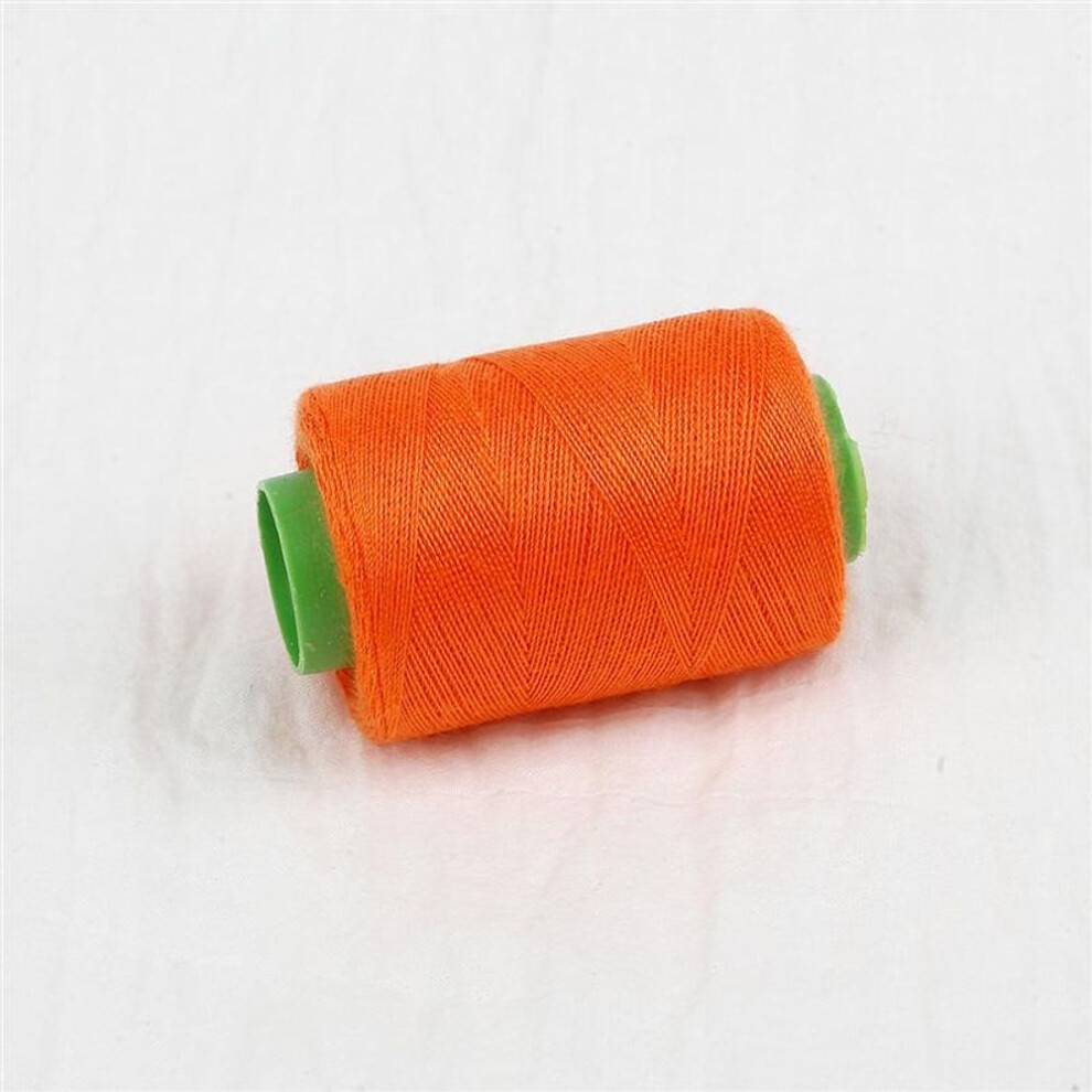 (orange) 1pc High Tenacity Cotton Machine Embroidery Sewing Threads Hand Craft Patch Steering-wheel Supplies