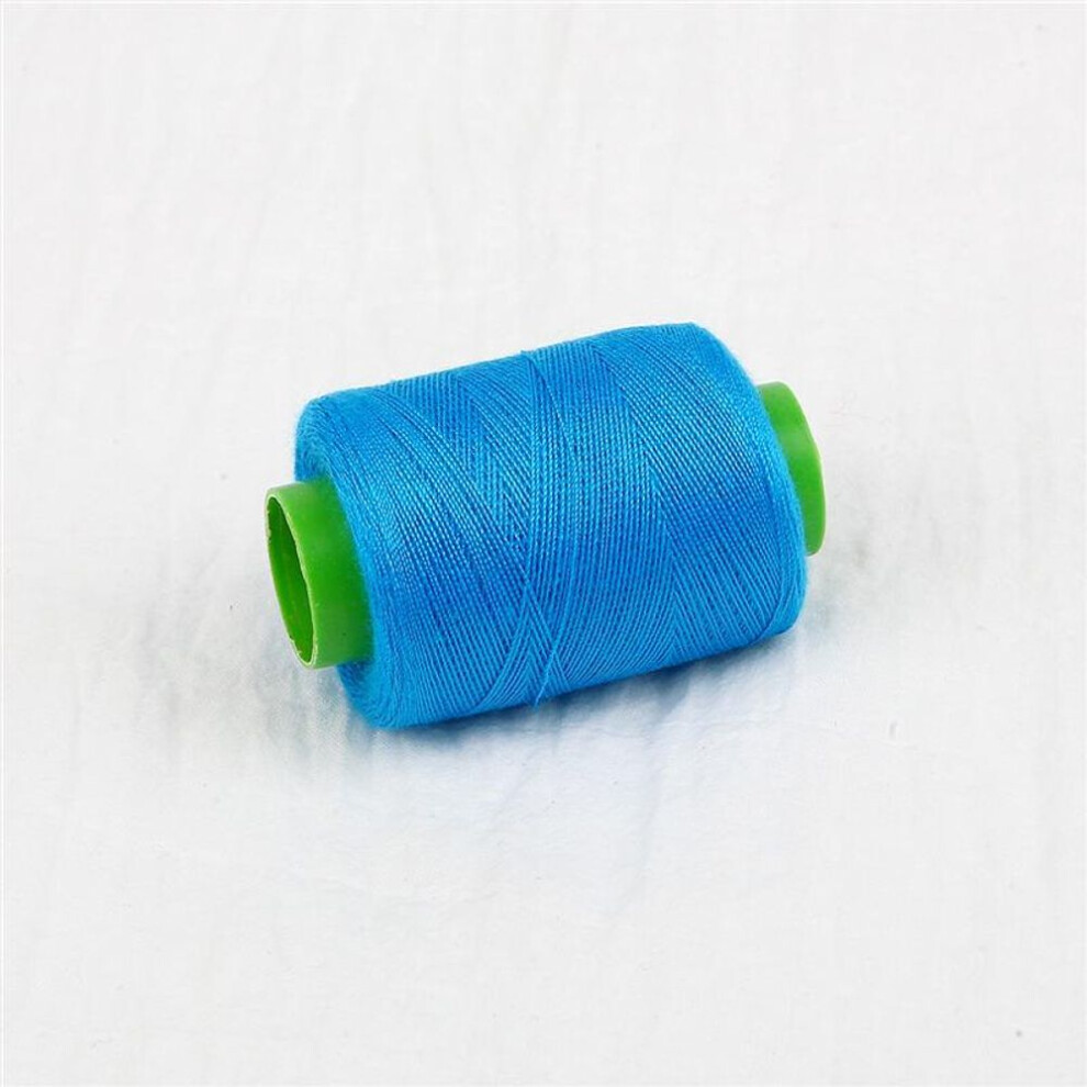 (blue) 1pc High Tenacity Cotton Machine Embroidery Sewing Threads Hand Craft Patch Steering-wheel Supplies