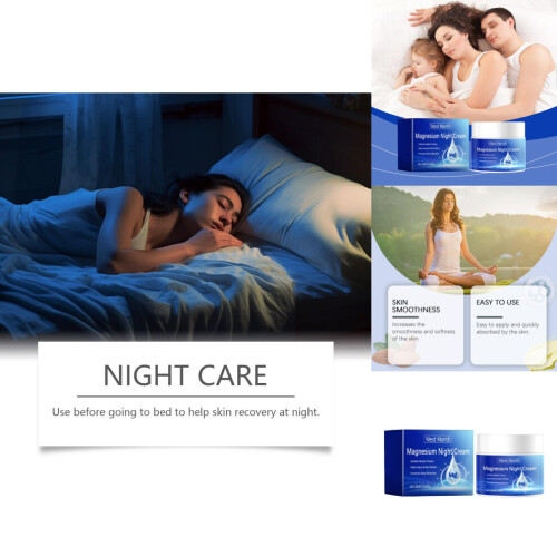 West Month Magnesium Sleep Cream για ενισχυμένη υποστήριξη και ανακούφιση του ύπνου 2