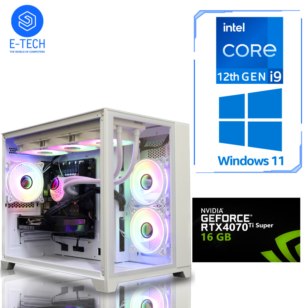 (16GB DDR5, 2TB NVMe M.2 SSD) Gaming PC i9 12900KF DDR5 RTX 4070 Ti M.2 W11 Pro-image-OPC-PG59SQM-NEW