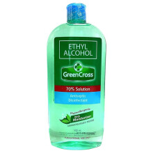 GreenCross 70% Ethyl Alcohol Solution| Helps eliminate germs |Fast-drying and non-sticky formula - 500ml
