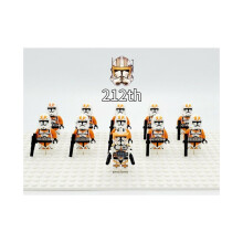 Fit Lego Star Wars 212th Clones Comandante Cody Minifiguras