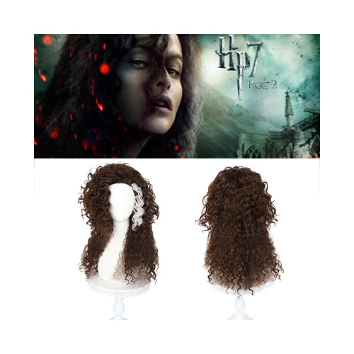 Bellatrix Lestrange Cosplay Pruik Anime Party Rollenspel Prop Geschenken 2