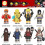 8 pezzi Naruto Minifigure Fit Lego Building Block Giocattolo per bambini 1
