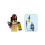 4 PCS Ghost Busters Mini Figuras Ghostbusters Blocos de Constru??o Brinquedos 4
