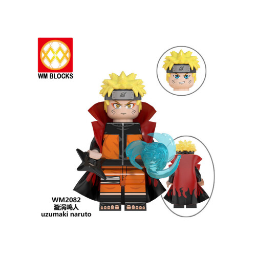 8 TEILE/SATZ Naruto Minifiguren-Bausteine, passend f?r Lego UK 2