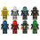 8Stk Ninjago Σετ Μοτοσικλέτας Minifigures Ninja Mini Figures Blocks Toys 2