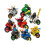 8Stk Ninjago Σετ Μοτοσικλέτας Minifigures Ninja Mini Figures Blocks Toys 1