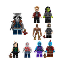 9 Teile/satz Guardians Of The Galaxy Minifiguren Spielzeug Bausteine ??Kompatibel