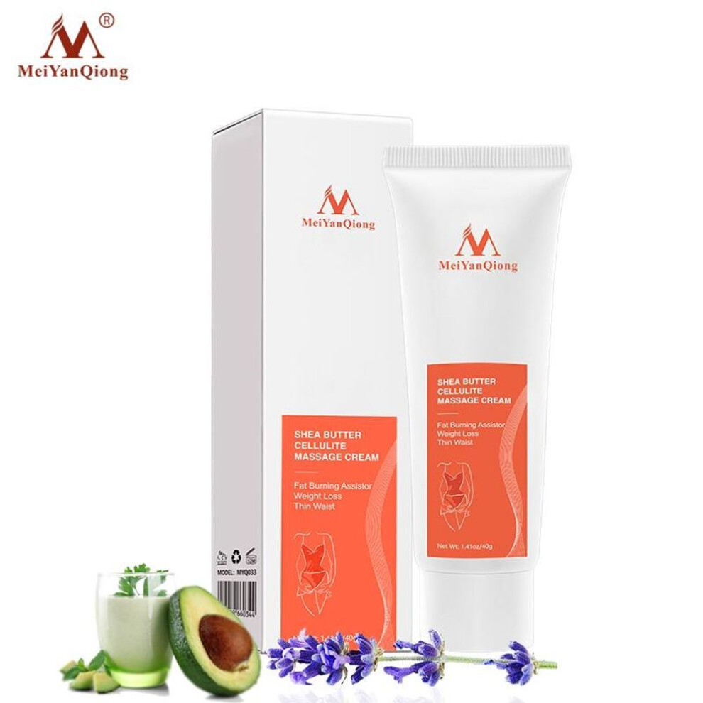Meiyanqiong Shea Firm Body Massage Cream Lifts Slackened Skin Sreduce Puffiness Boosts Create Beautiful Curve Firming Cellulite Body Skin Care